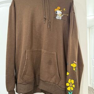 Brown Peanuts Men’s Hoodie